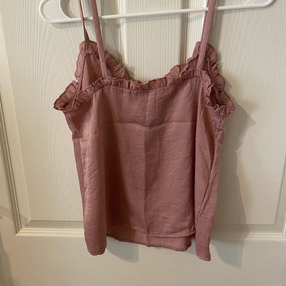 Full length silk top with ruffle trim - Picture 2 of 3